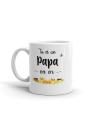 Tasse-Mug Cadeau Papa - Papa en Or -Idée Cadeau Naissance Papa Original Fête des Pères Anniversaire Boite à Papa Humour