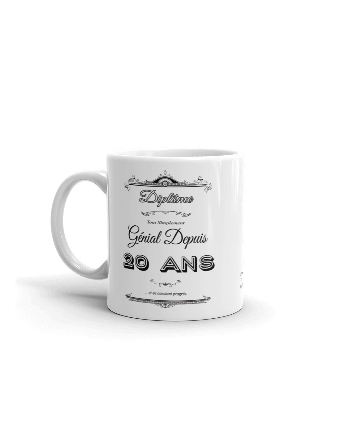 Cadeau Anniversaire Homme 20 ans - Tasse Mug - Diplôme Tout