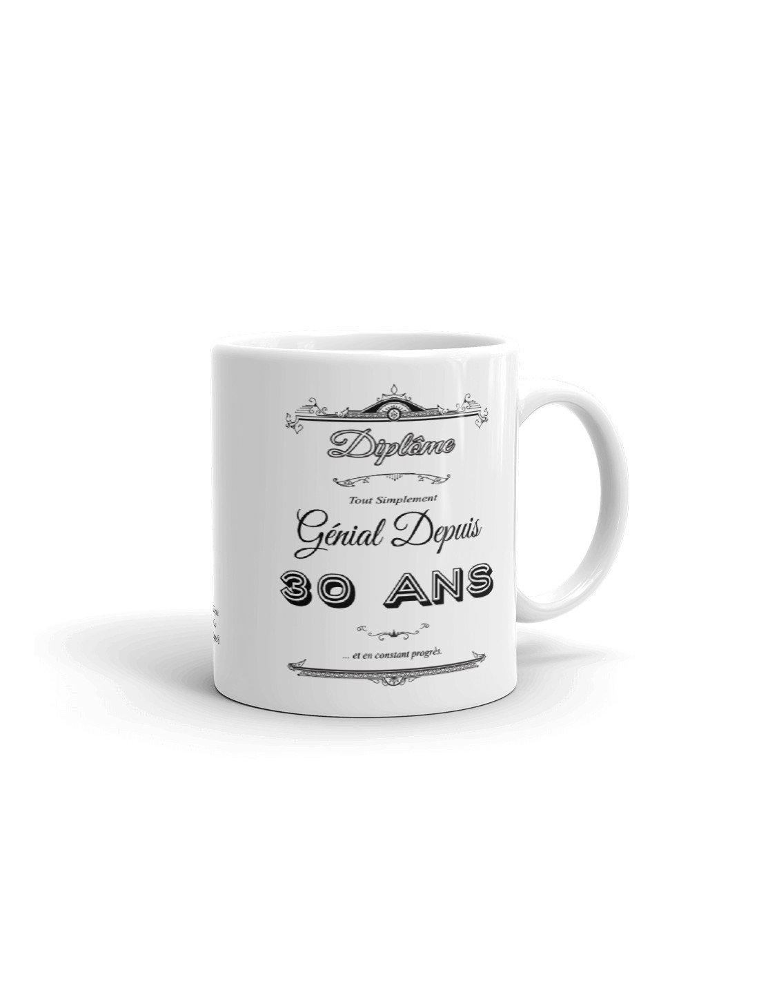 Cadeau Anniversaire Homme 30 ans Tasse Mug Diplôme Tout Simplement