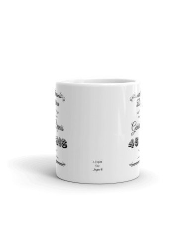 Tasse Mug Cadeau Anniversaire- Diplôme Tout Simplement Génial Depuis 45 Ans - Idée Original Personnalisé
