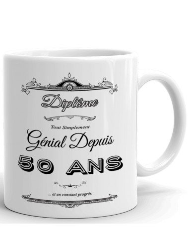 Idée cadeau 50 ans homme femme - cadeau anniversaire 50 ans ans