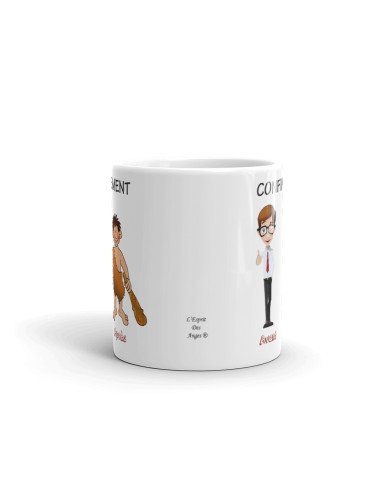 Mug Humour Cadeau Confinement - Avant Après - Idée Original Drole Rigolo Humoristique Petit Déjeuner Amusant