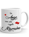 Tasse Mug Cadeau Marraine - Un Ange sans Ailes s'appelle Marraine - Idée Cadeau Original Anniversaire