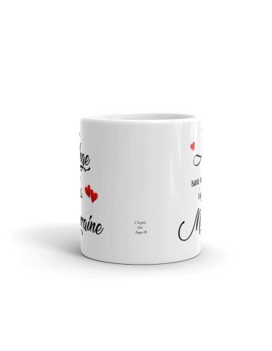 Tasse Mug Cadeau Marraine - Un Ange sans Ailes s'appelle Marraine - Idée Cadeau Original Anniversaire