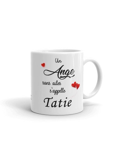 Tasse Mug - Un Ange sans Ailes s'appelle Tatie - Idée Cadeau Tante Tata Original Anniversaire