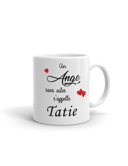 Tasse Mug - Un Ange sans Ailes s'appelle Tatie - Idée Cadeau Tante Tata Original Anniversaire