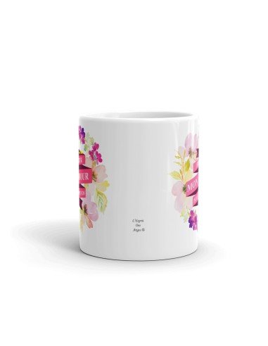 Tasse Mug Cadeau Couple Amour-Bonjour Mon Amour-Idée Saint Valentin Anniversaire  Mariage