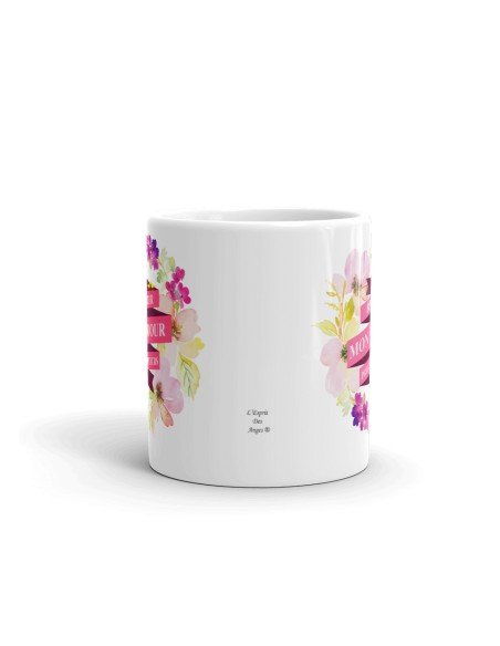 Tasse Mug Cadeau Couple Amour-Bonjour Mon Amour-Idée Saint Valentin Anniversaire  Mariage