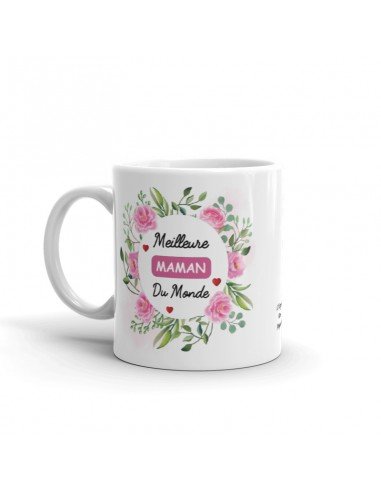 Tasse-Mug Maman -Meilleure Maman du Monde- Idée Cadeau Maman Original Anniversaire Fête de Mères Noël 