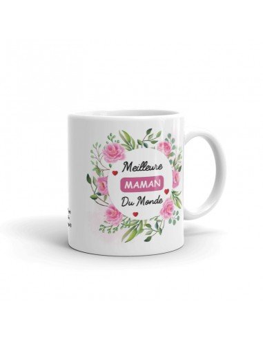 Tasse-Mug Maman -Meilleure Maman du Monde- Idée Cadeau Maman Original Anniversaire Fête de Mères Noël 