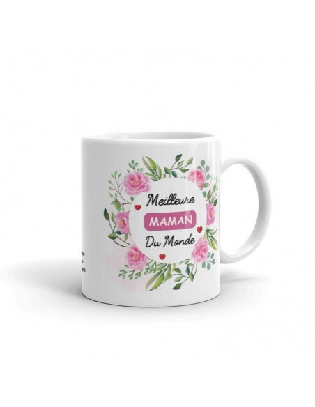 Tasse-Mug Maman -Meilleure Maman du Monde- Idée Cadeau Maman Original Anniversaire Fête de Mères Noël 