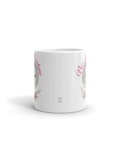 Tasse-Mug Cadeau Anniversaire 20 Ans de Mariage Noce de Porcelaine Original Amour Couple Romantique