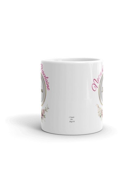 Tasse-Mug Cadeau Anniversaire 20 Ans de Mariage Noce de Porcelaine Original Amour Couple Romantique