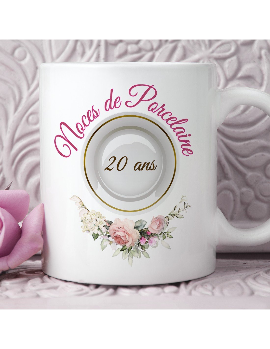 MARIAGE FRÈRES white Porcelain mug