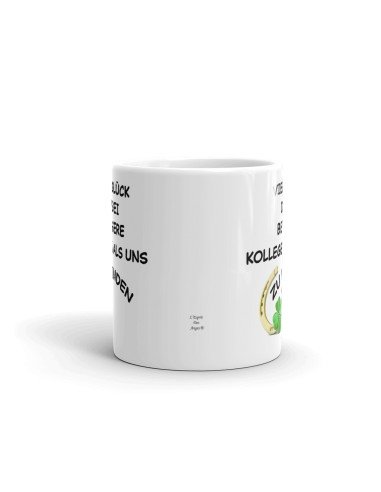 Tasse als Kollegen Geschenk - Viel Glück dabei, bessere Kollegen als uns zu finden - Aufbruch zu einer neuen Arbeit