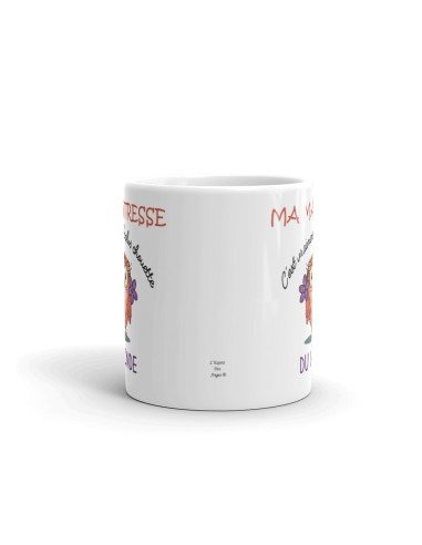 Tasse Mug Cadeau Maîtresse École - Ma Maîtresse C'est Vraiment La Plus Chouette Du Monde- Idée Originale Fin Année