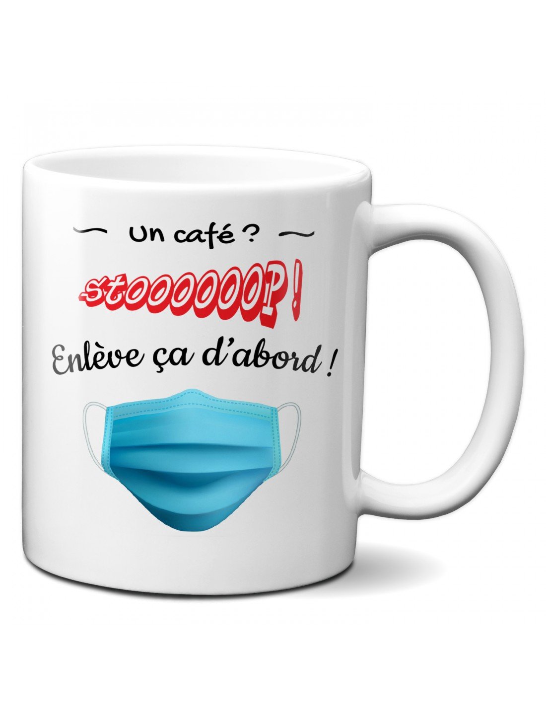 Tasse-Mug Cadeau Humour Homme Femme- Enlève ça d'abord - Original Drole  Rigolo Amusant L'Esprit des Anges