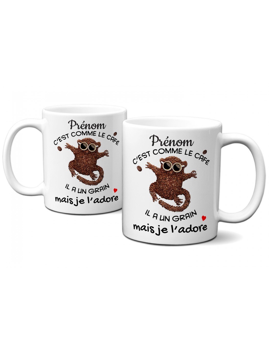 Mug Personnalisé - C'Est Comme Le Café - TESCADEAUX