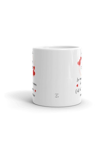 Tasse Mug Cadeau Saint Valentin Couple Amour-la Mesure de Mon Amour-Original Anniversaire  Mariage