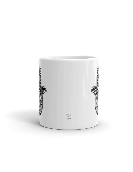 Tasse Mug Cadeau Hamsa Main de Fatma Main de Myriam Symbole Protection