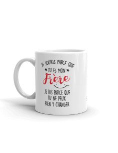 Tasse Mug Cadeau Frère Anniversaire Original - Je Souris Je Ris -  2