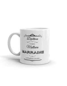 Tasse Mug Cadeau Marraine Diplome Original Baptême Anniversaire 2