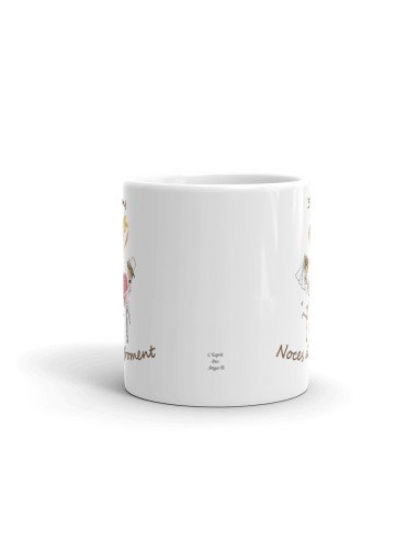 Tasse-Mug Cadeau Anniversaire 3 ans de Mariage Noce de Froment Original Amour Couple Romantique