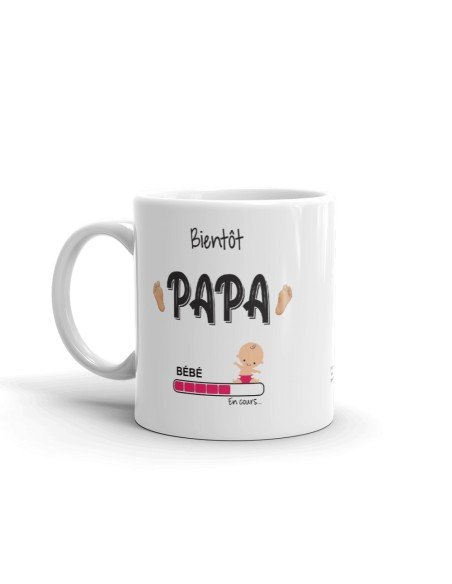 Tasse-Mug Futur Papa - Idée Cadeau Naissance Père Original Bébé Boite à Papa Humour