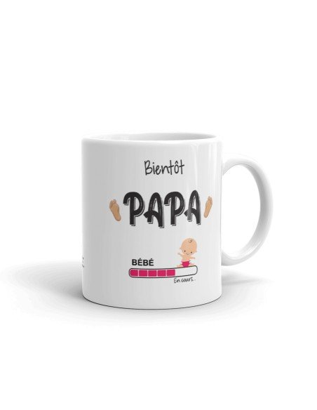 Tasse-Mug Futur Papa - Idée Cadeau Naissance Père Original Bébé Boite à Papa Humour