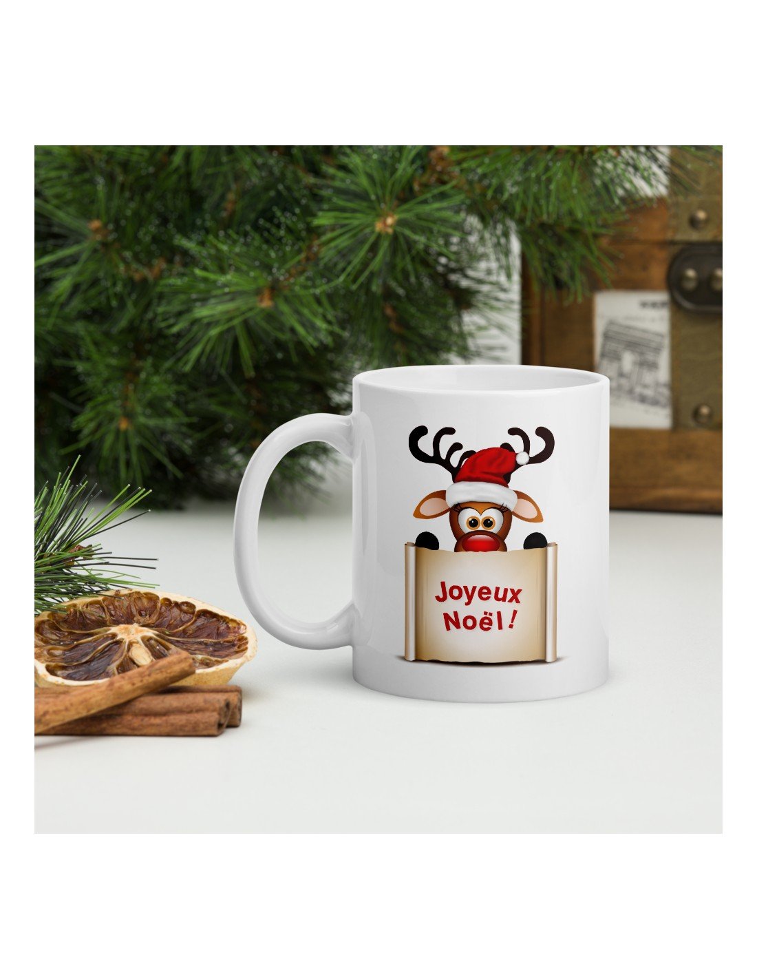 TasseMug Cadeau Noël Petit Renne Joyeux Noël Humour Rigolo Amusant