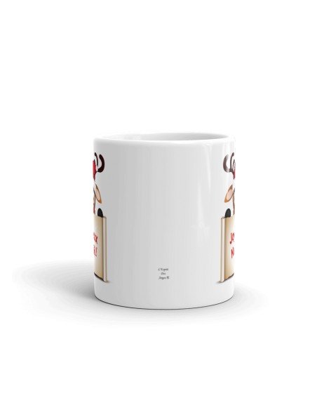 Tasse-Mug Cadeau Noël Petit Renne Joyeux Noël Humour Rigolo Amusant Original 