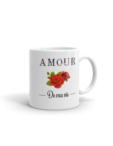 Tasse Mug Cadeau Saint Valentin Couple - Amour de ma Vie - Original Anniversaire  Mariage