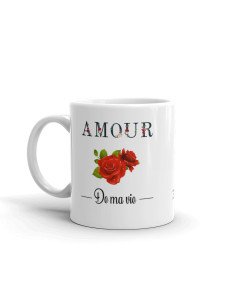 Tasse Mug Cadeau Saint Valentin Couple - Amour de ma Vie - Original Anniversaire  Mariage 2
