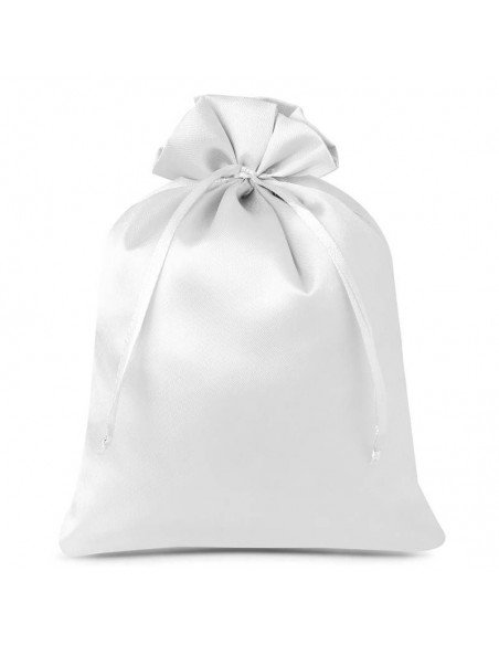 Pochon emballage cadeau pour Mug en satin blanc