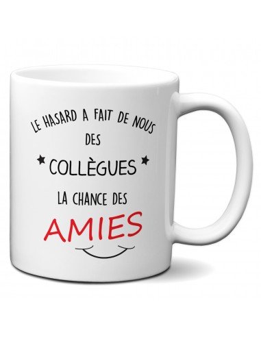 Tasse-Mug Cadeau Collègue Travail - Collègues et Amies - Anniversaire Femme Départ Job Entreprise