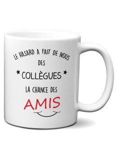Tasse-Mug Cadeau Collègue Travail - Collègues et Amis - Anniversaire Départ Job Entreprise
