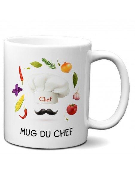 Tasse-Mug Cadeau - Le Mug du Chef - Cuisine Top Chef Maman Papa
