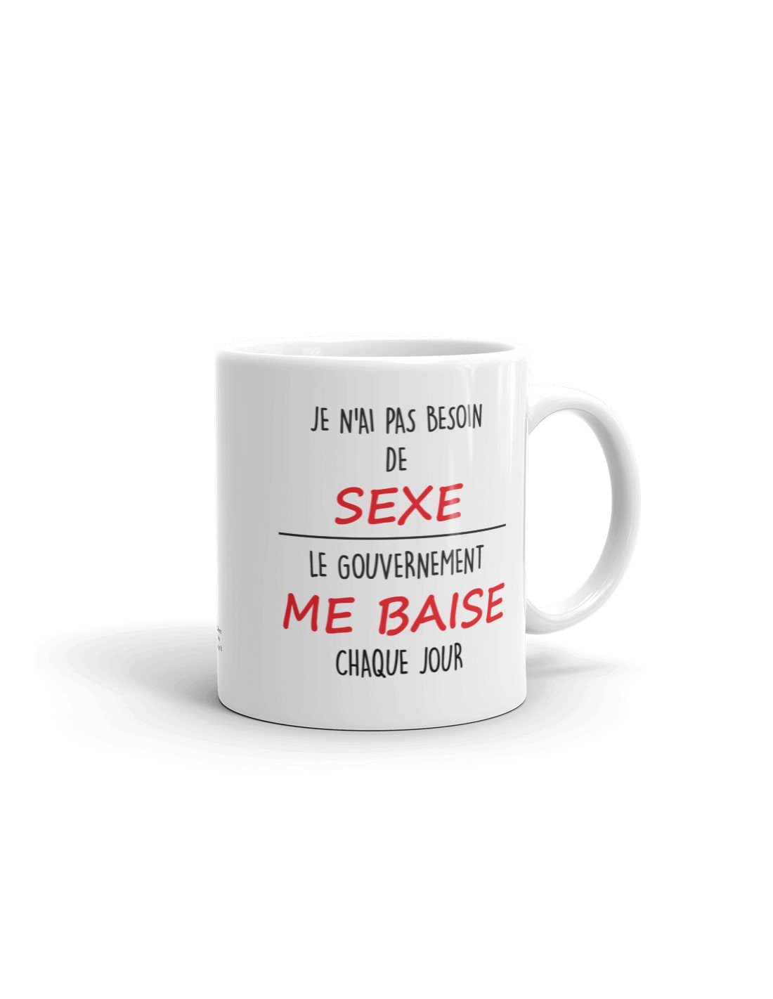 Tasse-Mug Cadeau Humour - Je n'ai pas besoin de sexe - Original Drole  Rigolo Ami Collègue Papa L'Esprit des Anges