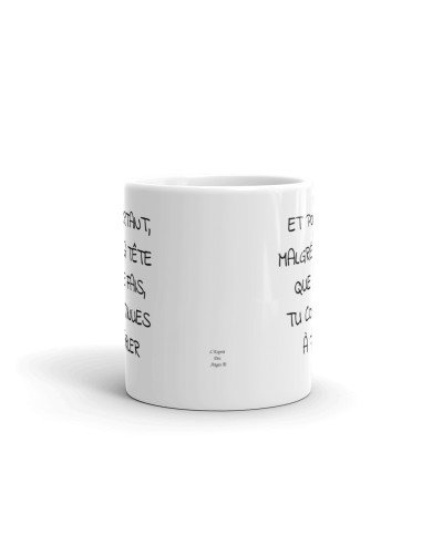 Tasse-Mug Humour - Et Pourtant Tu Continues à Parler - Idée Cadeau Drole Homme Femme Rigolo Humoristique Amusant