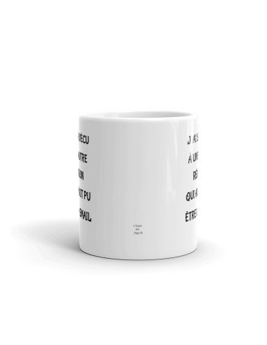 Tasse-Mug Collègue Humour -J'ai Survécu à une Réunion - Idée Cadeau Patron Travail Job 