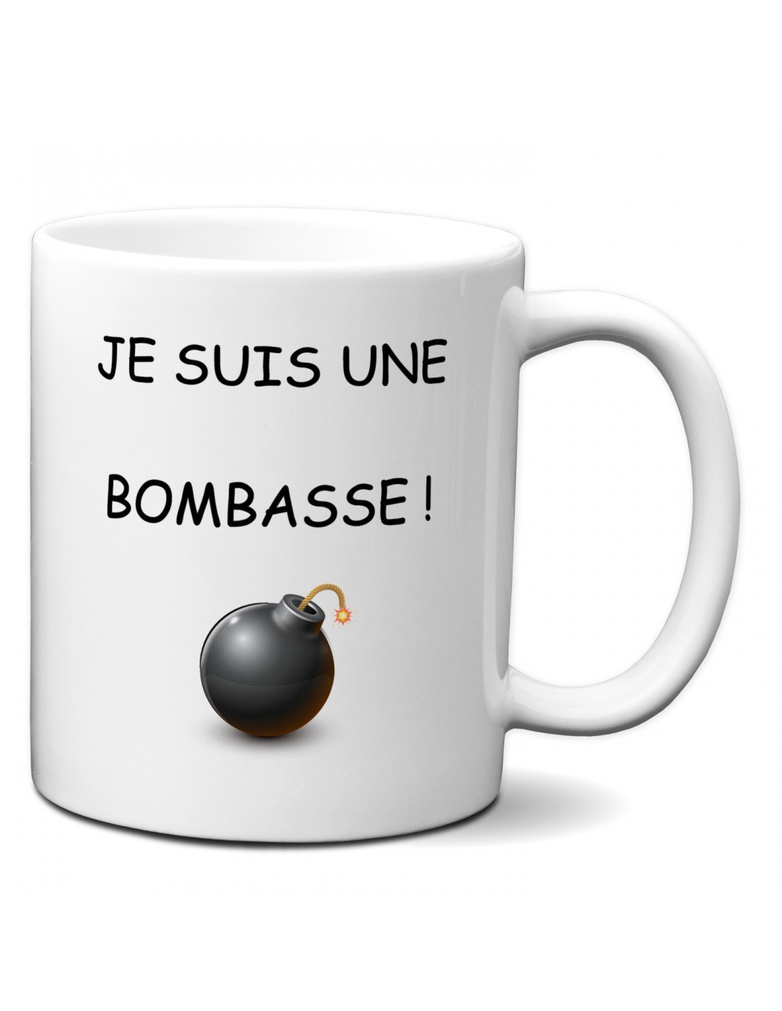 Tasse-Mug Humour - Je Suis Une Bombasse - Idée Cadeau Original Rigolo  Amusant Femme Sexy Maman Amie Saint Valentin Noël L'Espri