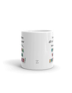 Tasse-Mug Collègue Humour -Pas besoin d'être fou - Idée Cadeau Patron Travail Nouveau Job  2