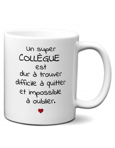 Tasse-Mug Collègue Difficile à Trouver Idée Cadeau Entreprise