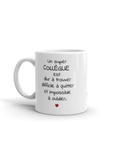 Tasse-Mug Collègue Humour -Pas besoin d'être fou - Idée Cadeau Patron Travail Nouveau Job  2