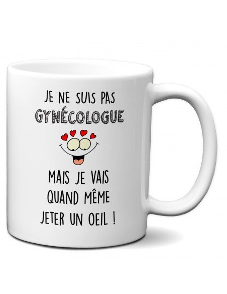 Tasse-Mug Humour Je ne suis pas Gynécologue Idée Cadeau Amusant Rigolo Original