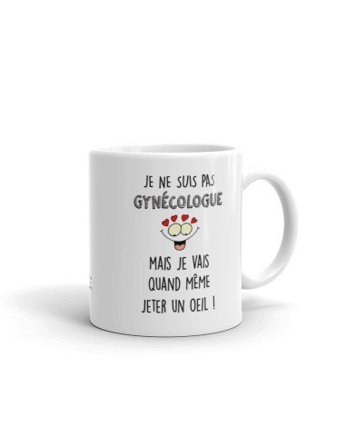Tasse-Mug Humour Je ne suis pas Gynécologue Idée Cadeau Amusant Rigolo Original