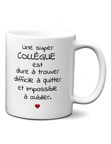 Tasse-Mug Une Collègue Difficile à Trouver Idée Cadeau Entreprise Amie  Travail Nouveau Job L'Esprit des Anges