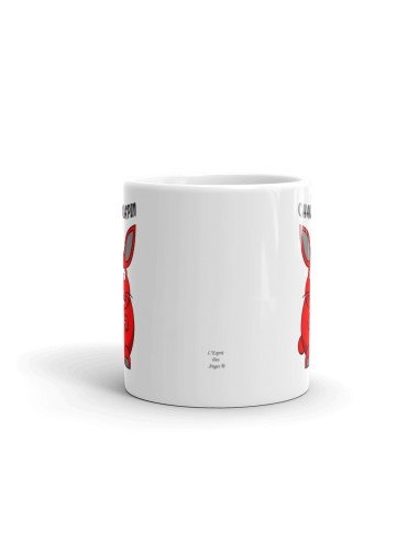 Tasse-Mug Humour Chaud Lapin Idée Cadeau Homme Amusant Rigolo Original