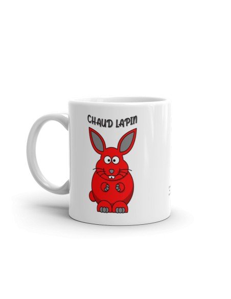 Tasse-Mug Humour Chaud Lapin Idée Cadeau Homme Amusant Rigolo Original