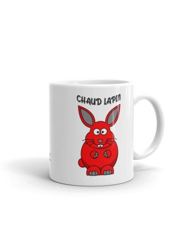 Tasse-Mug Humour Chaud Lapin Idée Cadeau Homme Amusant Rigolo Original